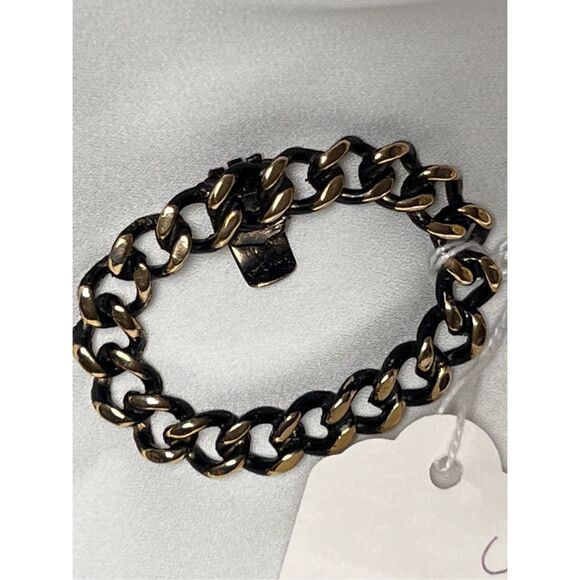 Musi Chain Link Shoe Clips Gold Tone Gun Metal Black Vintage Accessories - Picture 4 of 10